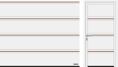 Prelis L (LPU 67 Thermo, LPU 42) Motív 501 s priebežnými ozdobnými prvkami so vzhľadom ušľachtilej ocele